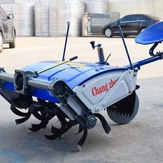 Premium Quality Rotary Tiller with Roller Seat Rotary Cultivator Professional Rotary Cultivator