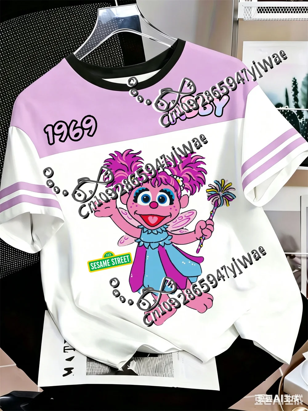 2026 Sesamstraße Cartoon Animiertes Trikot 3D-Grafik Bedruckt Kurzarm Jungen Mädchen Lässige Streetwear Herren Damen T-Shirts – Detail 7