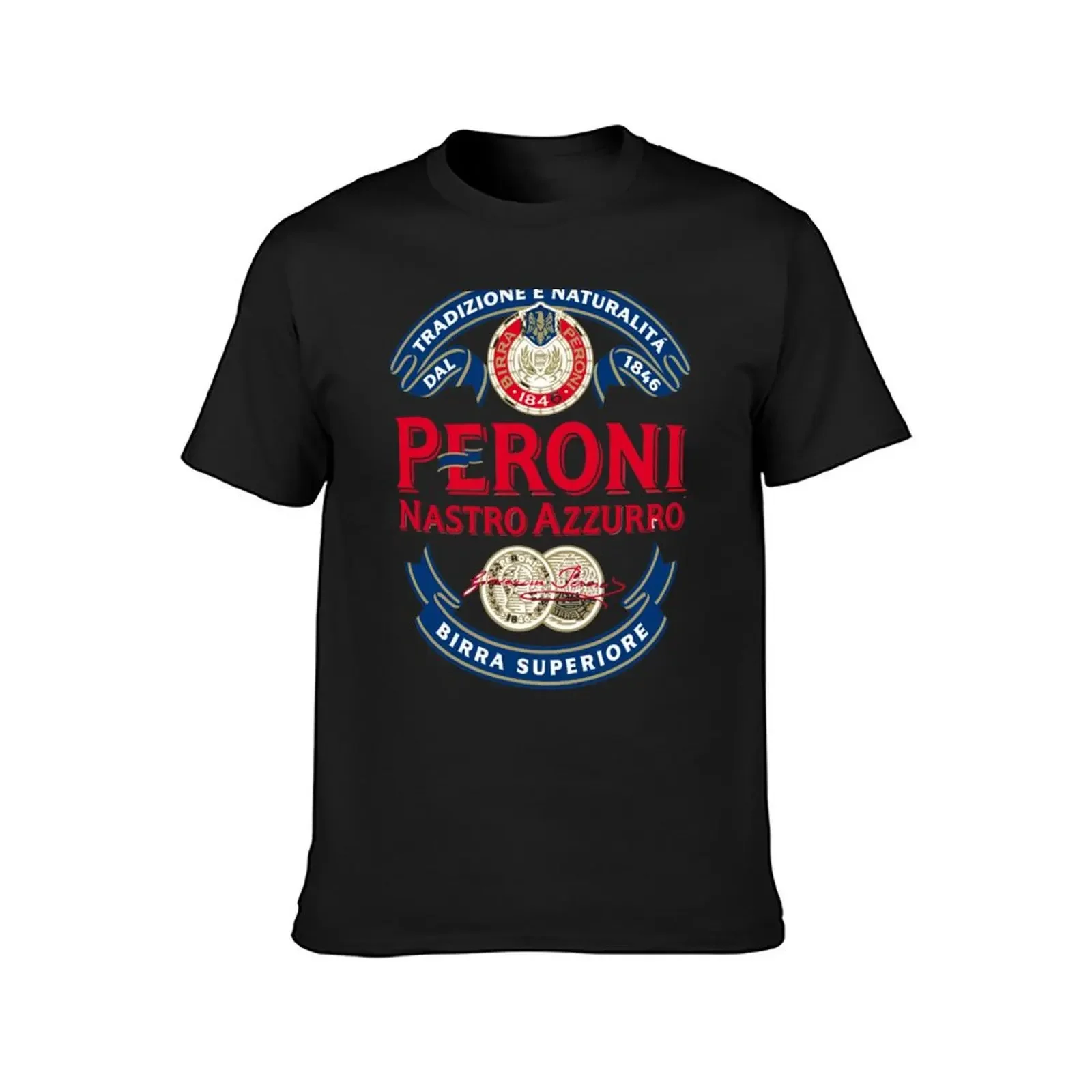 Peroni Beer Larang Asu T-Shirt graphic t shirts Short sleeve tee blacks man clothes mens designer clothes