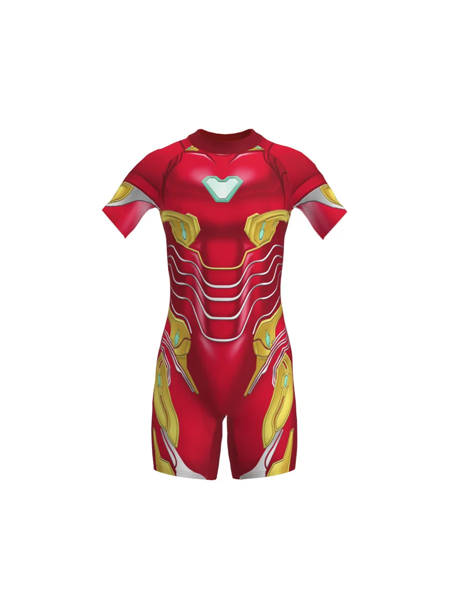 Spiderman bambini costumi da bagno Cosplay lontano da casa/The Amazing/Iron Man ragazzi ragazze Beachwear surf costume da bagno Set da bagno muta