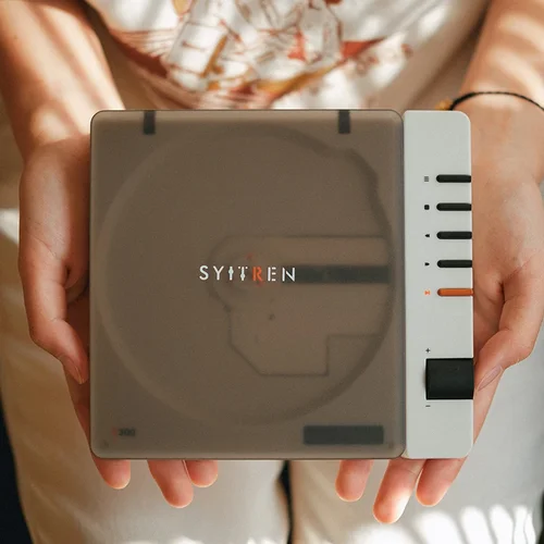 Imagen 2 del producto Reproductor de CD portátil para audiófilos, elegante reproductor de álbum HIFI inalámbrico con Bluetooth de alta calidad, Walkman de salida óptica recargable