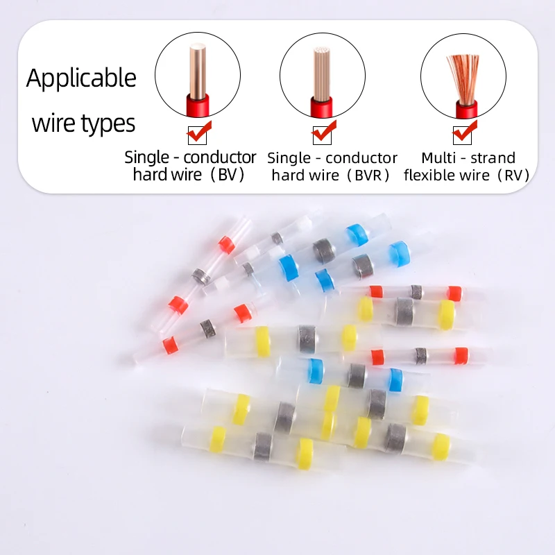 100pcs/200pcs/300pcs/400pcs/600pcs Wire Harness Protection 3:1  Heat-Shrink Tubing -55~125℃ For Cable Repair