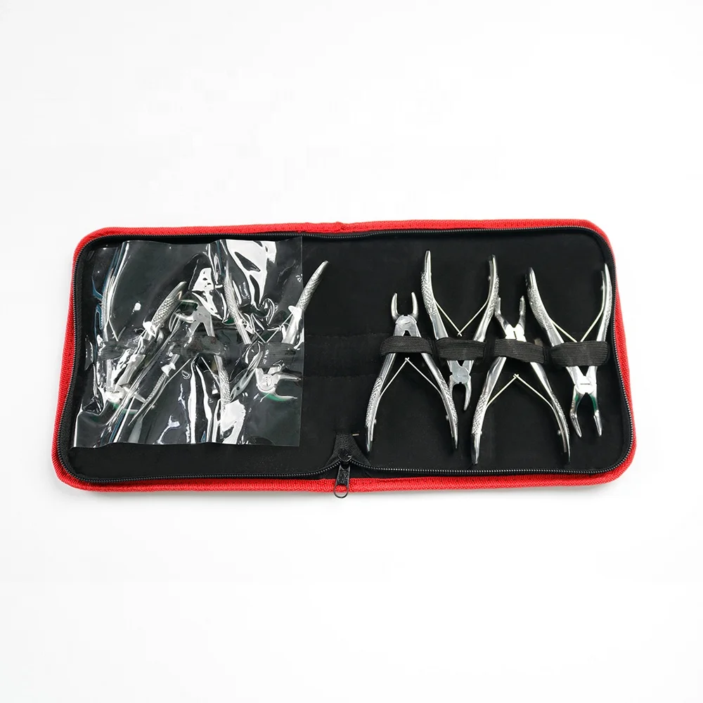 

Set of 7 High Quality Stainless Steel Children Extracting Forceps Child Dental Extraction Pediatric Pedo Roots Instruments