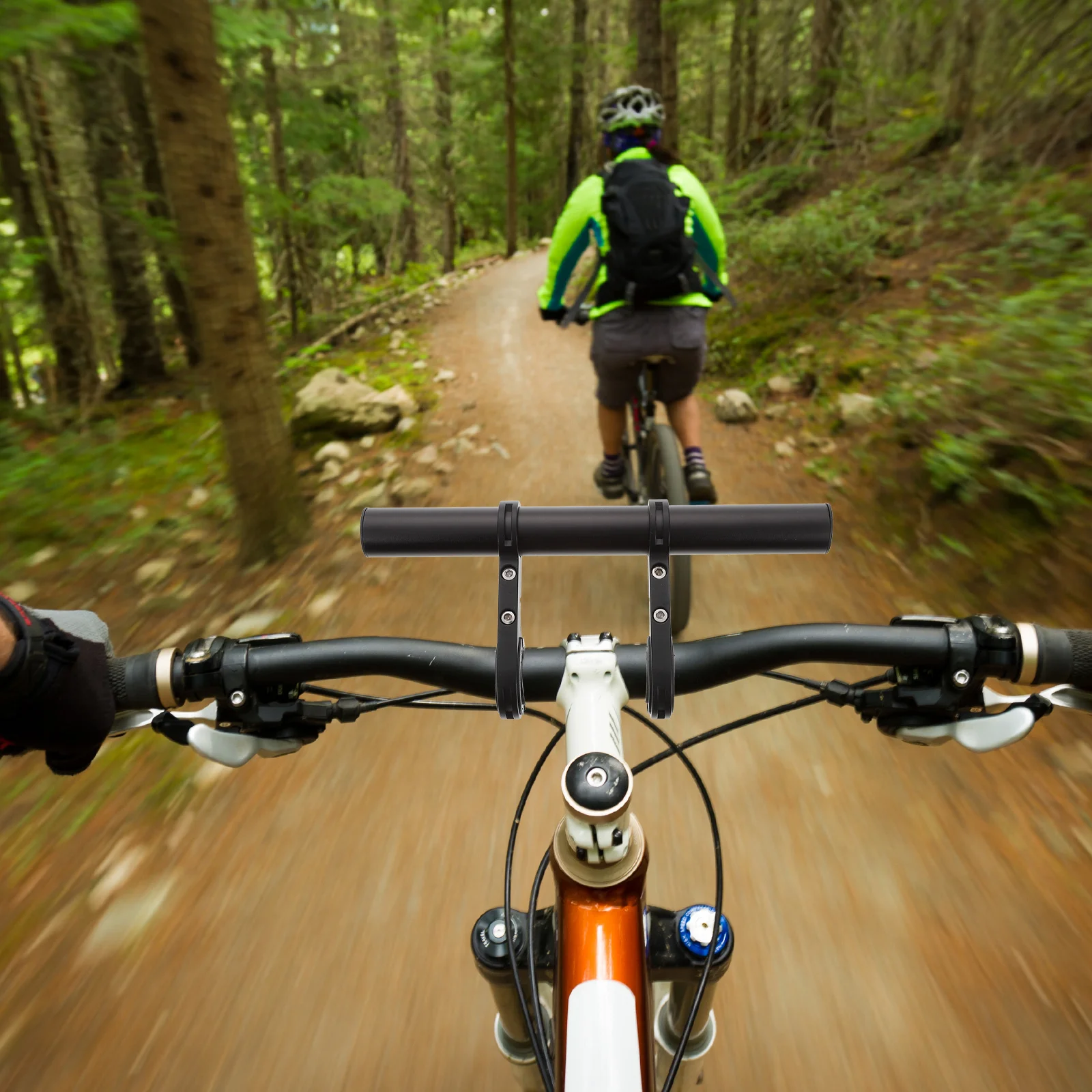 1Set Bike Extension Bar Professional Handlebar Extender Multi-Function Rack Bike Accessory Cycle Handlebar Extension Bracket