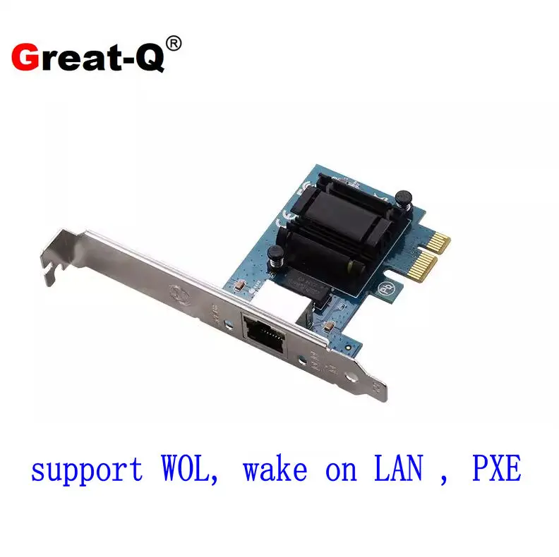 2.5G PCI-E To RJ45 Network Card RTL8125B Chip Gigabit Ethernet PCI Express Network Card 10/100/2500Mbps 1Gbps/2.5Gbps For PC