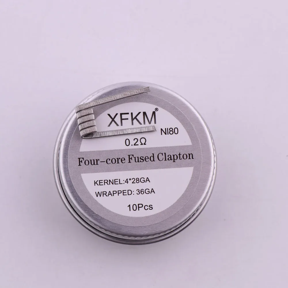 10pcs/box 3mm Spiral ID PreBui - Clapton Wire Pre Built ulasan dan harga