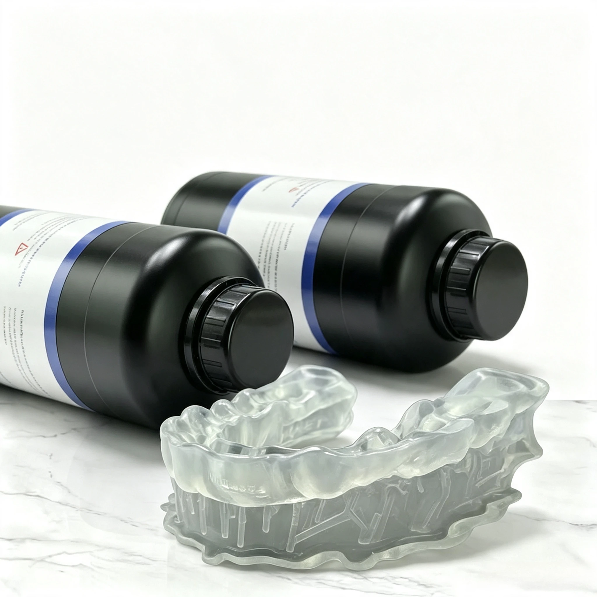 1kg Clear Rigid Non Fragile UV Curing Resin Low Odor Precise Molding Material for Light Curing 3D Equipment