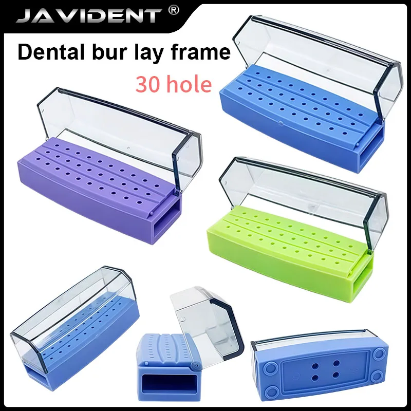 1Pcs Dental Supplies: Disinfection Box for Low- and High-Speed Dental Burs, Drills, and Files; Dental Instrument Storage Box