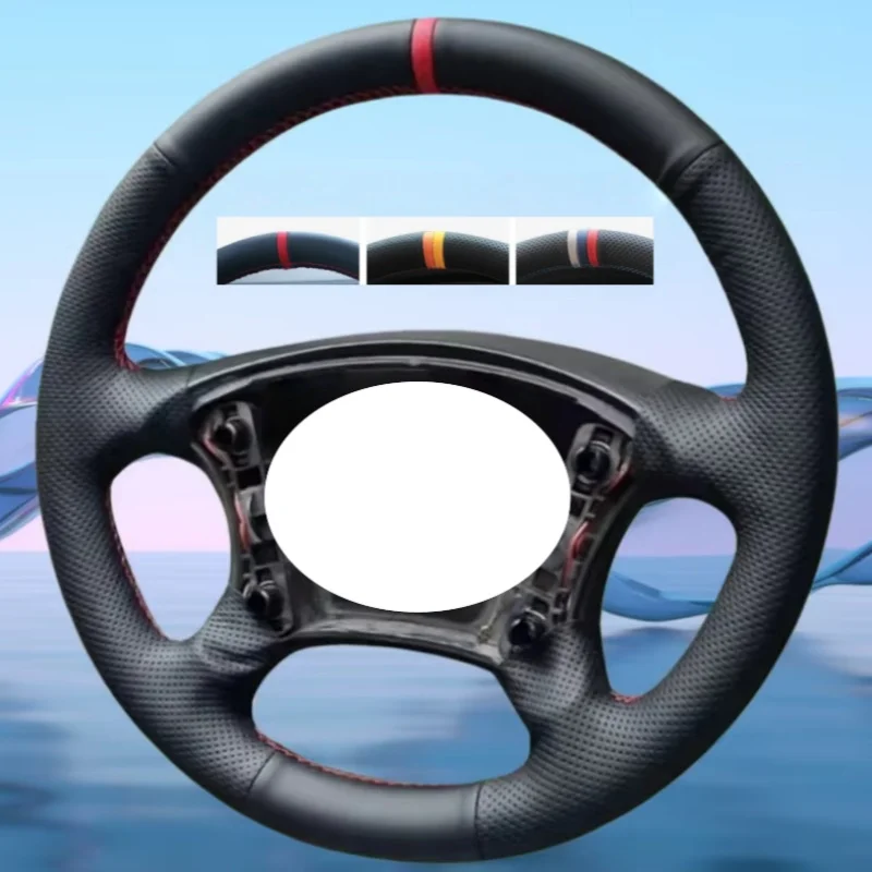 Customize DIY Artificial Leather Xsara Picasso Berlingo For Peugeot Partner 2001-2008 Car Steering Wheel Cover For Citroen C5