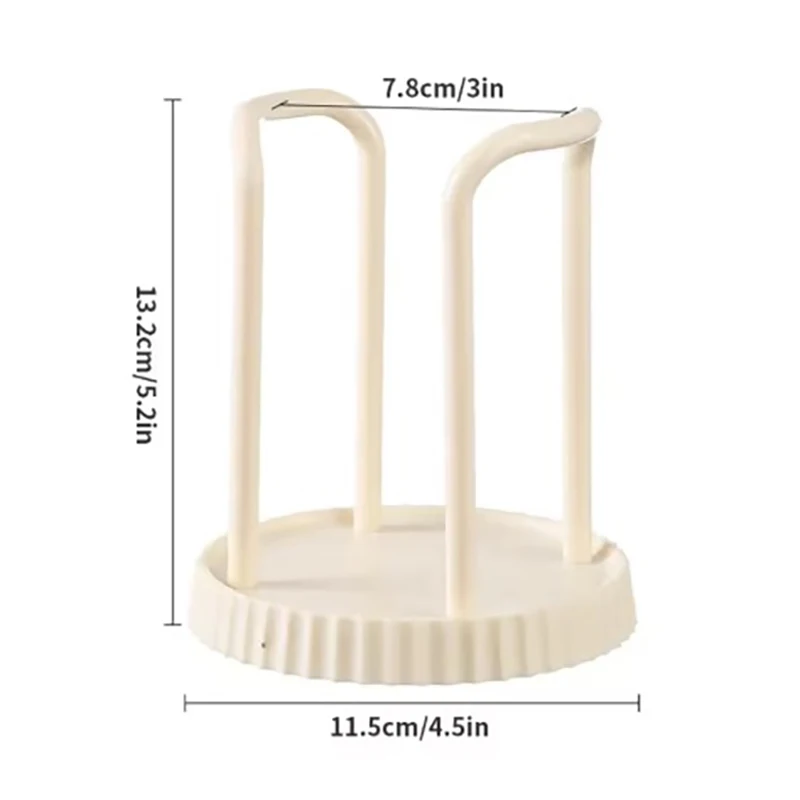 Minimalist Desktop Paper Cup Holder Dispenser Storage Rack Space Saving for Disposable Coffee Tea Cups Home Office Living Dining