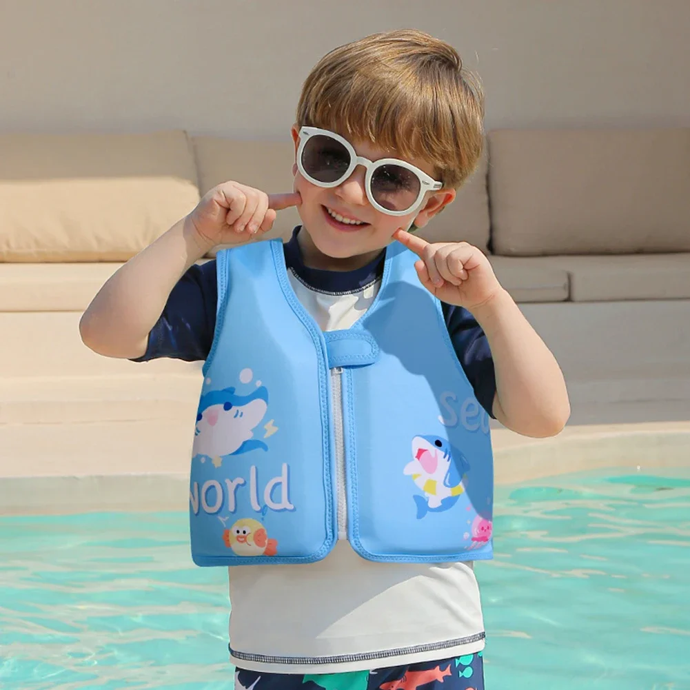 

3D Baby Swim Vest Cartoon Animal Child Bathing Swimming Life Float Kids Buoyancy Floating Vest for Toddler Girls Boys