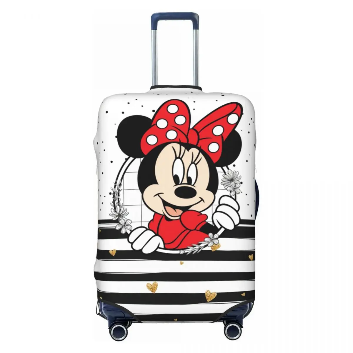 

Чехол для чемодана с мультяшным рисунком M-Minnies, пылезащитный, подходит для чемоданов 18-32 дюймов