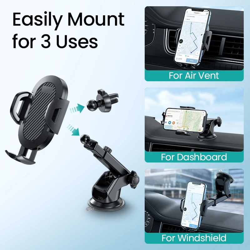 Dashboard Windshield  Gravity Sucker Car Phone Holder For iPhone 14 13 Holder For Phone In Car Mobile Support Smartphone Stand