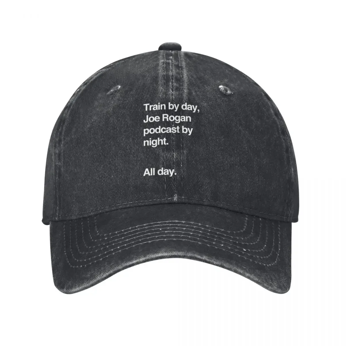 Train By Day, Joe Rogan Podcast By Night - All Day - Nick Diaz - Helvetica Racerback Baseball Cap Cotton Hats Cowboy Caps Unisex