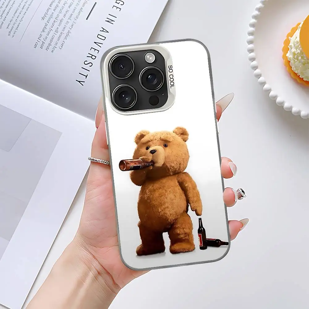 T-Teddy Bear Movie T-Ted Phone Case For IPhone 17 16 15 14 13 12 Mini 11 8 7 Pro Max Plus Colorful Phone Case view 6