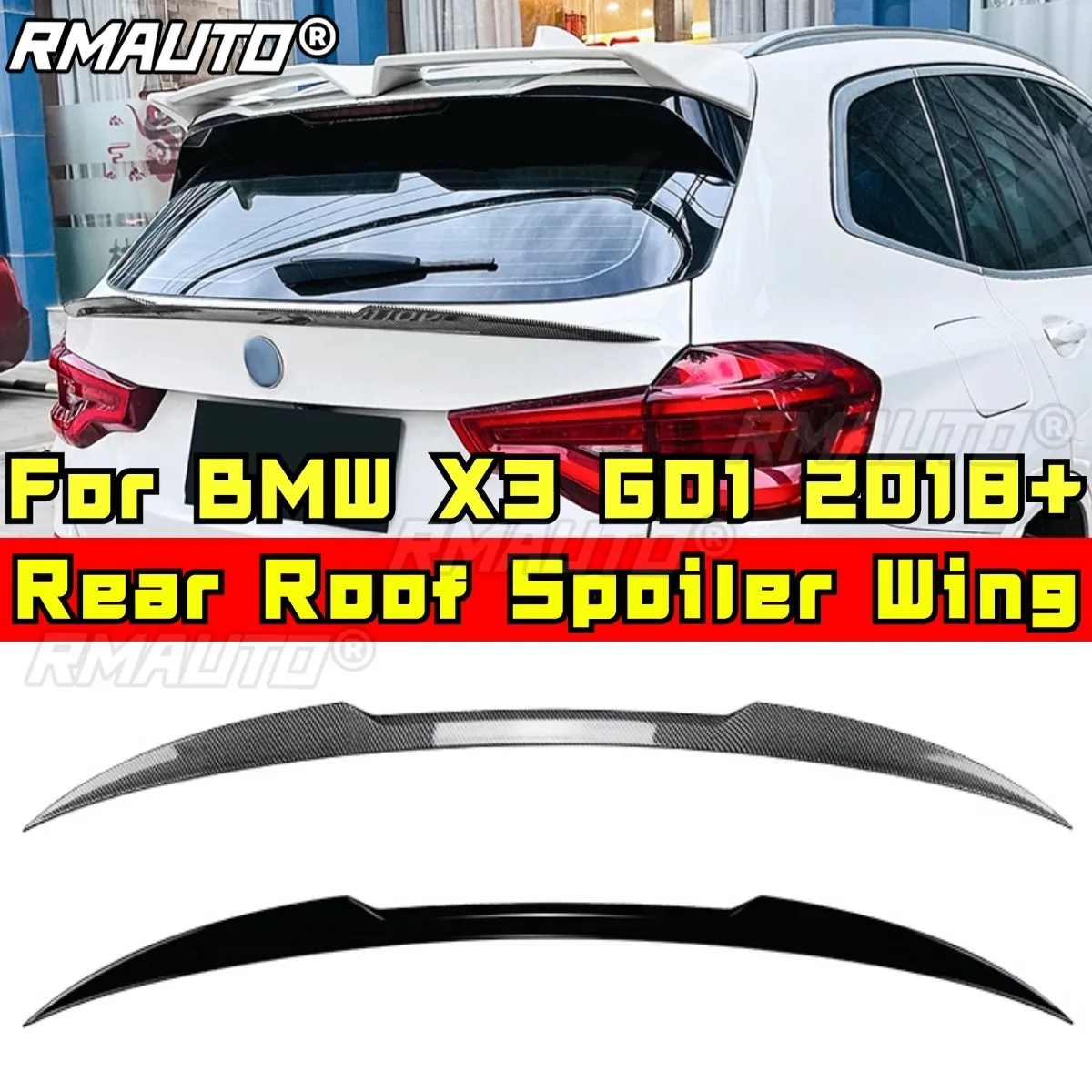 

FFor BMW X3 G01 Body Kit Rear Trunk Spoiler Wing Rear Spoiler Rear Wing for BMW X3 G01 2018+ Car Accessories