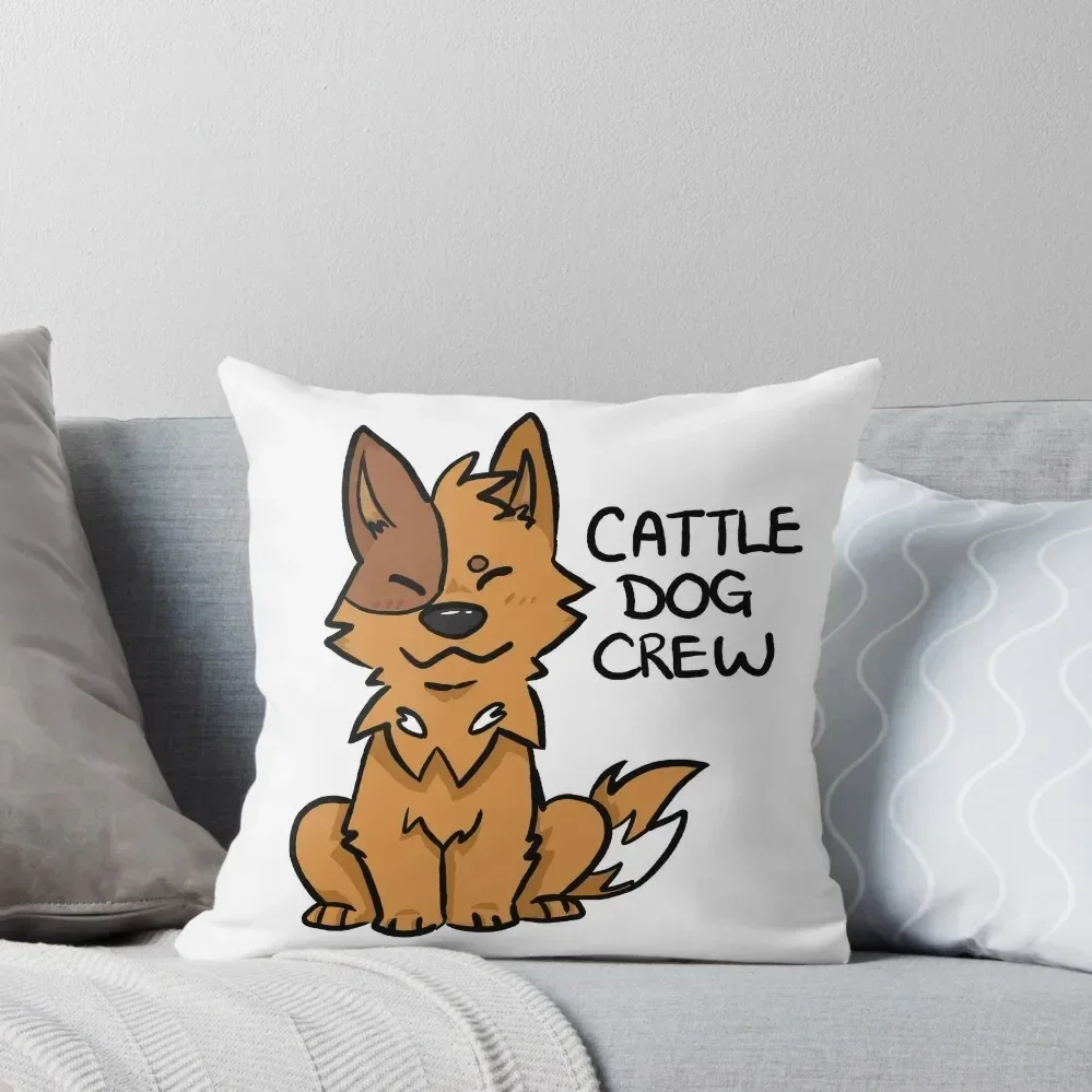 

Red Cattle Dog Crew Throw Pillow Custom Cushion Photo Bed pillowcases Sofa Covers pillow