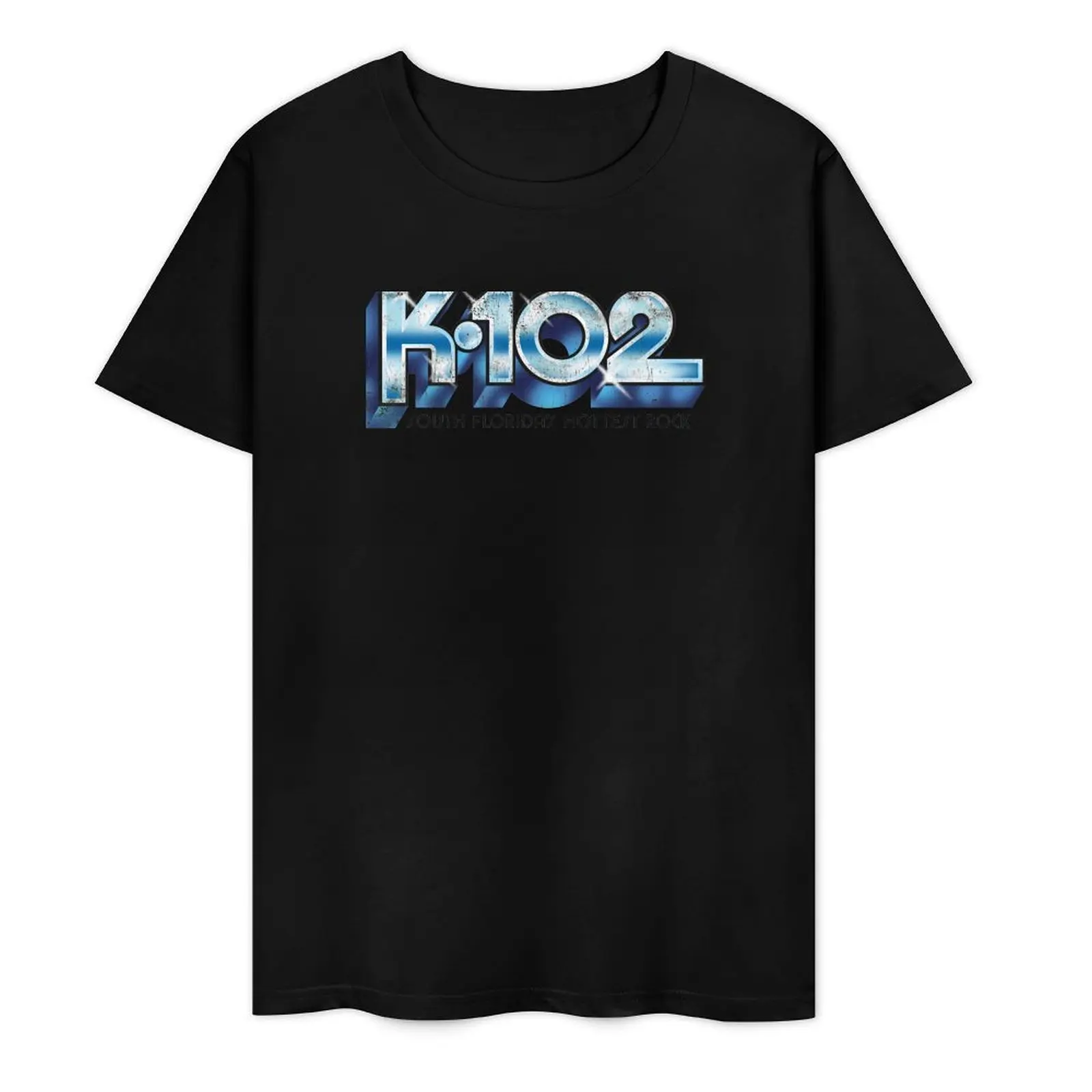 K102: South Florida's Hottest Rock of the '80s (Vintage) T-Shirt essential t shirt hippie clothes mens t shirt graphic