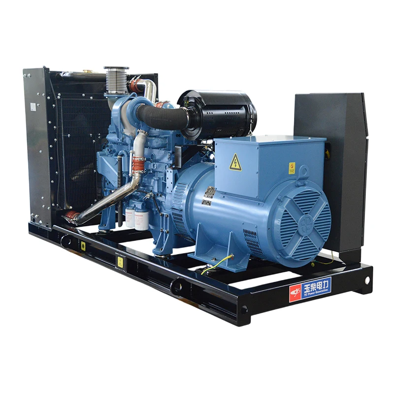 

250KW Yuchai Open Type Diesel Generator Set Electric Power Station Industrial Genset for Backup Use