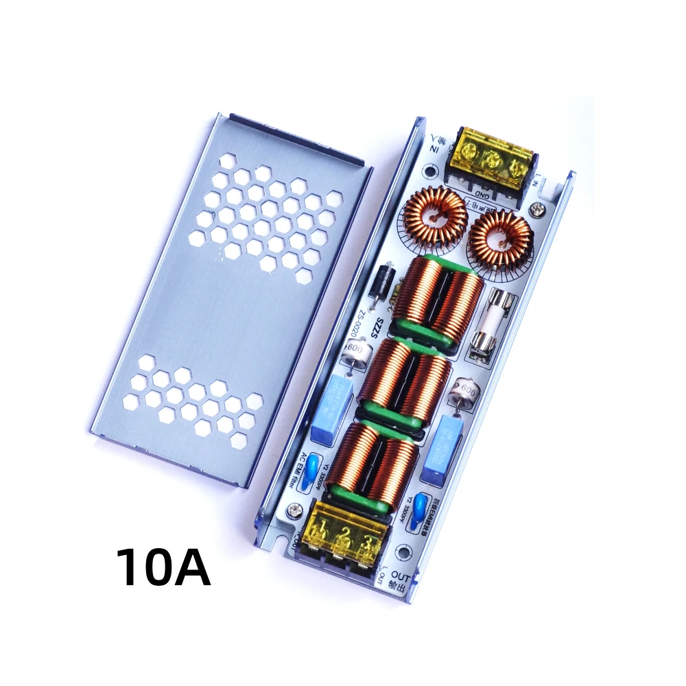 6A/10A 4-Stufen-EMI-Filter | 110-220V AC Stromreiniger Geräuschton | Beseitigen Sie Stromrauschgeräusche für Audioverstärker und HiFi-Systeme – Detail 6