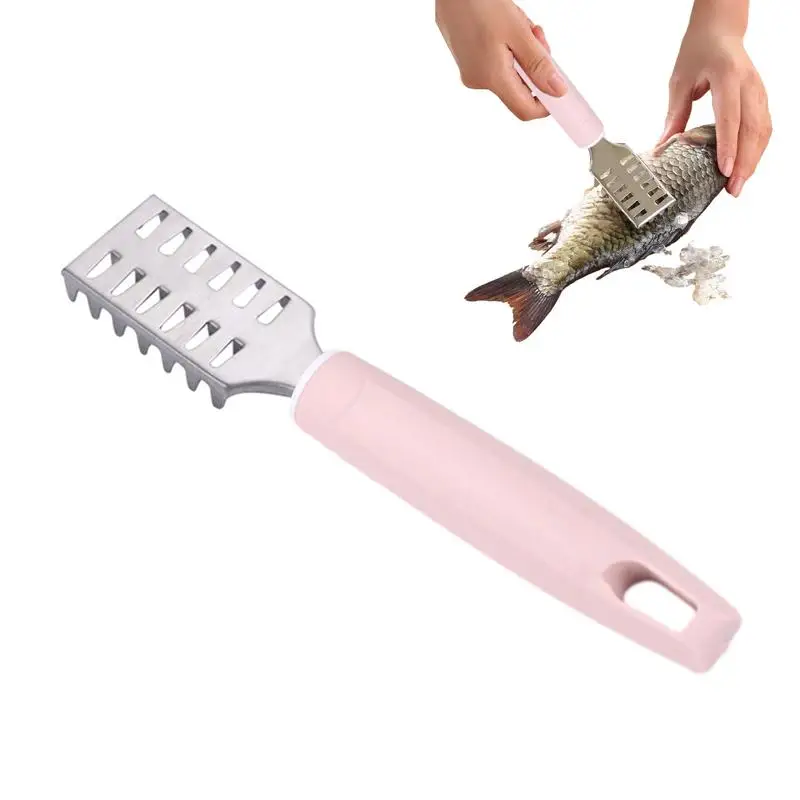 

Fish Scaler Remover Stainless Steel Fish Skin Brush Scraping portable Fish Scale Knife Fish Skin Scraper Kitchen gadgets