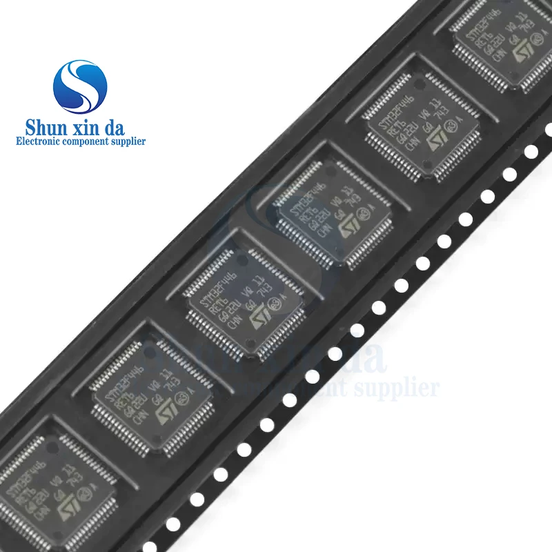 2PCS STM32F446RET6 LQFP-64 STM32F446 ARM Cortex-M4 32Bit MCU+FPU 512kB Flash 128+4KB RAM SMD Microchip IC