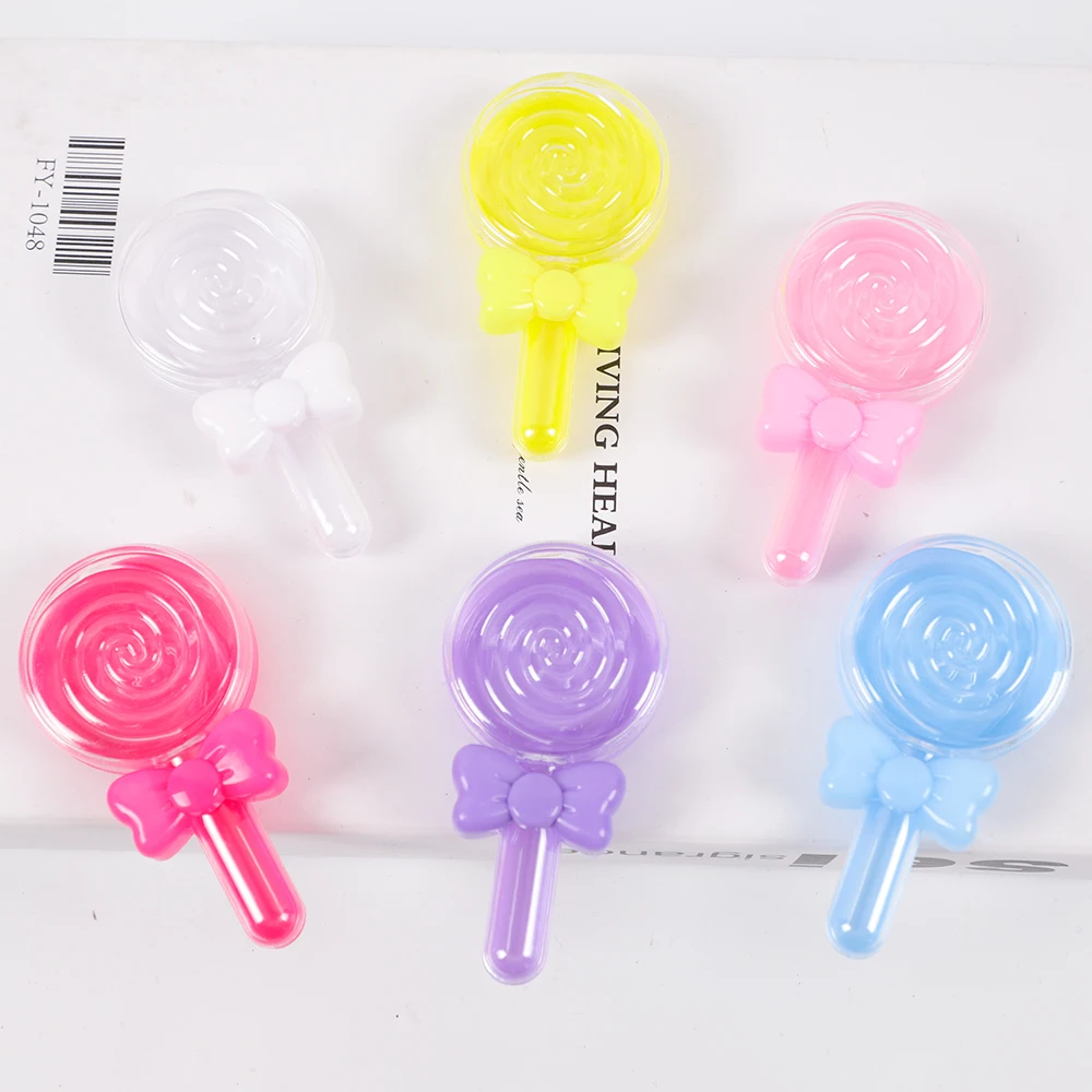 

12pcs Cute Plastic Lollipop Shape Candy Box Wedding Favor Gift Boxes Baby Shower Birthday Chocolate Packaging Box Party Supplies
