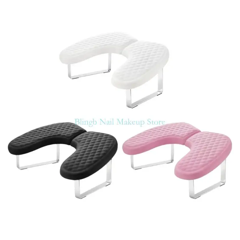 

28TA Arm Rest Hygienic PU Art Hand Rest Compact Butterfly Design Non Slip Base