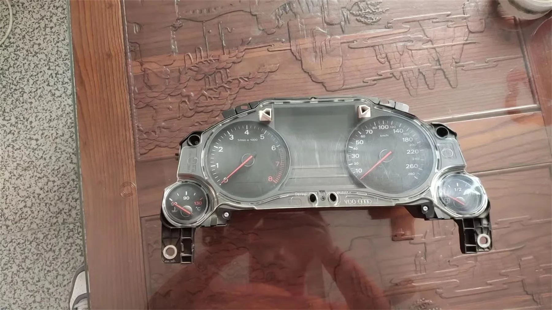 

Автомобильная приборная панель в комплекте для Audi a8 d3, датчик напряжения, спидометр, счетчик топлива, длинный счетчик, приборная панель