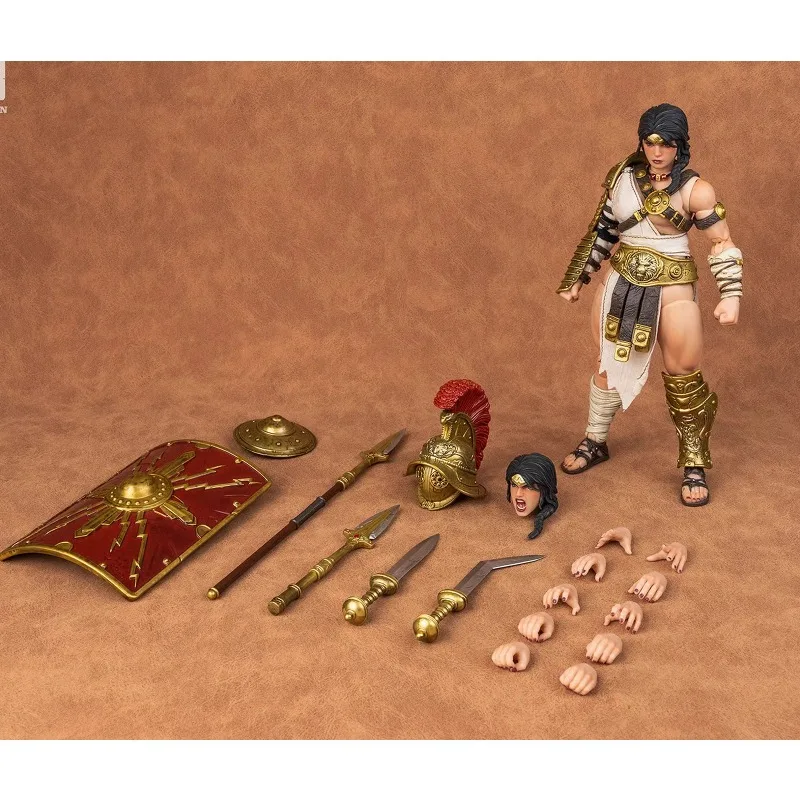 

Pre-sale 1/12 Scale Toys Height 18CM Semi Divine Gladiator Mobile Doll Model for Collection Gifts Display Figurines Model