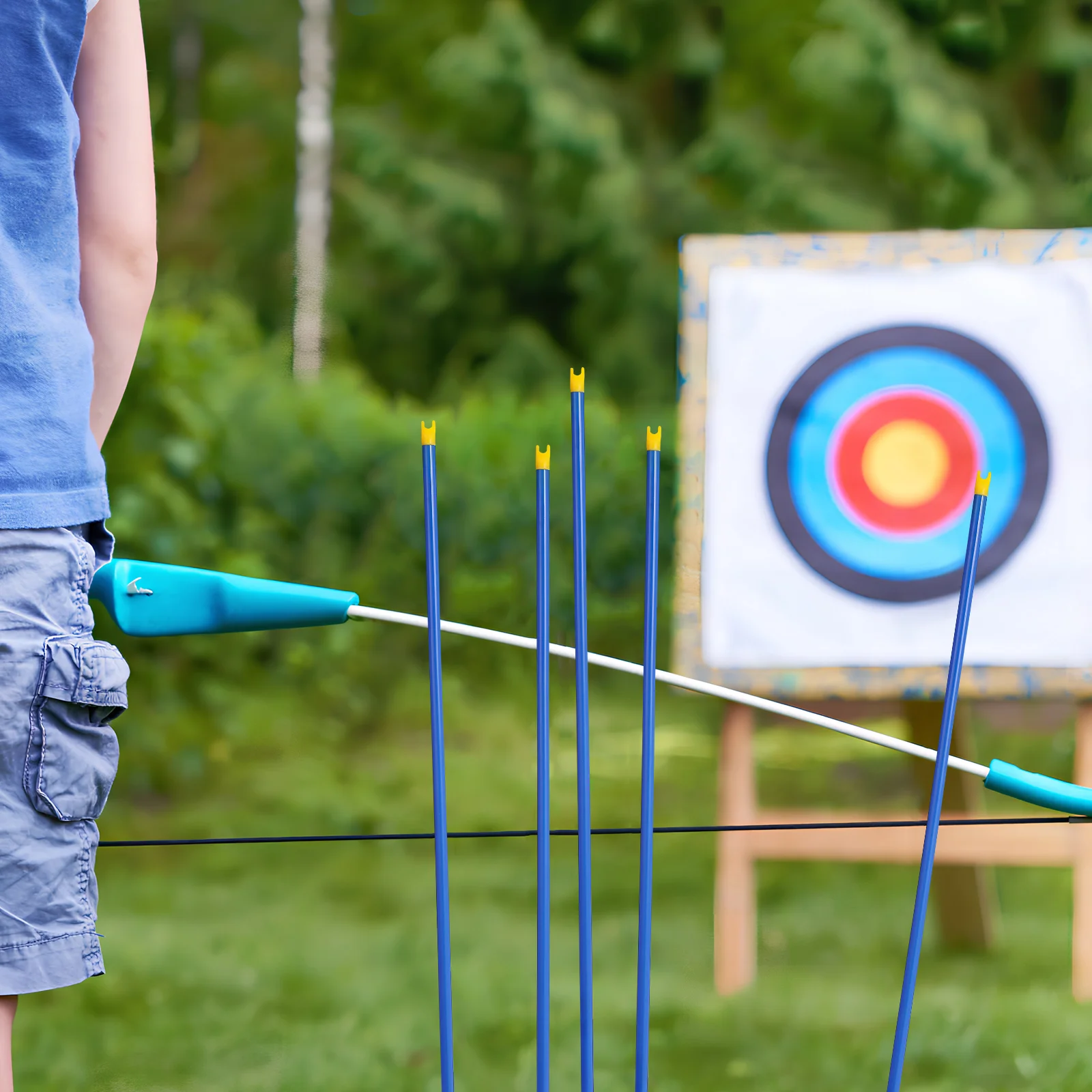 Flèches de tir à l'arc pour enfants, accessoires en plastique, 16 pièces