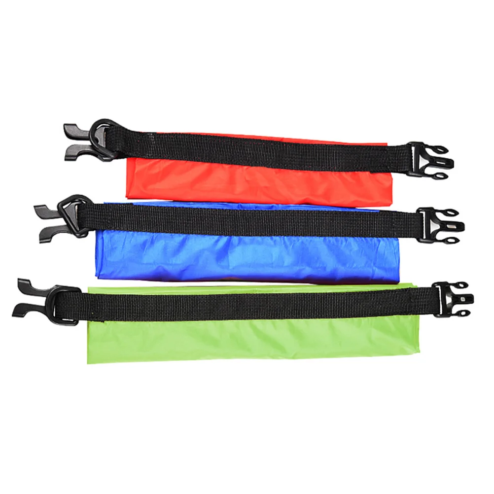 

3Pcs Waterproof Storage Bag 1.5L 3L 8L Ultra Lightweight Swim Buoy for Swimming Safety Bright Floating Dry Bag with