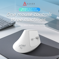 Ajazz I300 Dual Mode Wireless Mouse Bt5.2 2.4ghz Connection For Laptop Desktop Pc 800-1600dpi Max Wireless Computer Peripheral