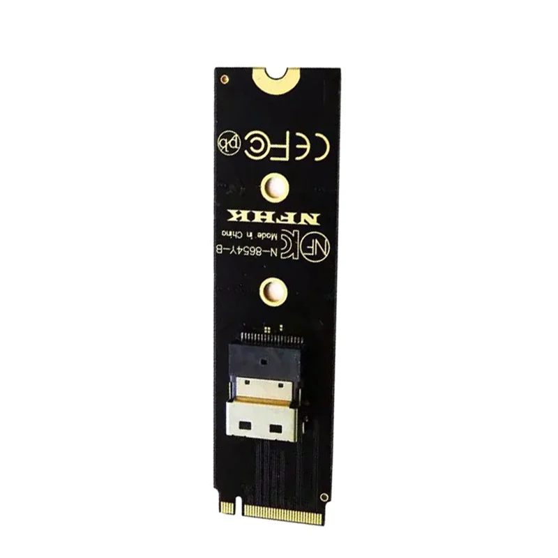 

Efficient Nvme M.2 NGFF Interface Adapter To Slim SFF-8654 Nvme For High-Speed Data Transfer And Storage Expansion 38Pin