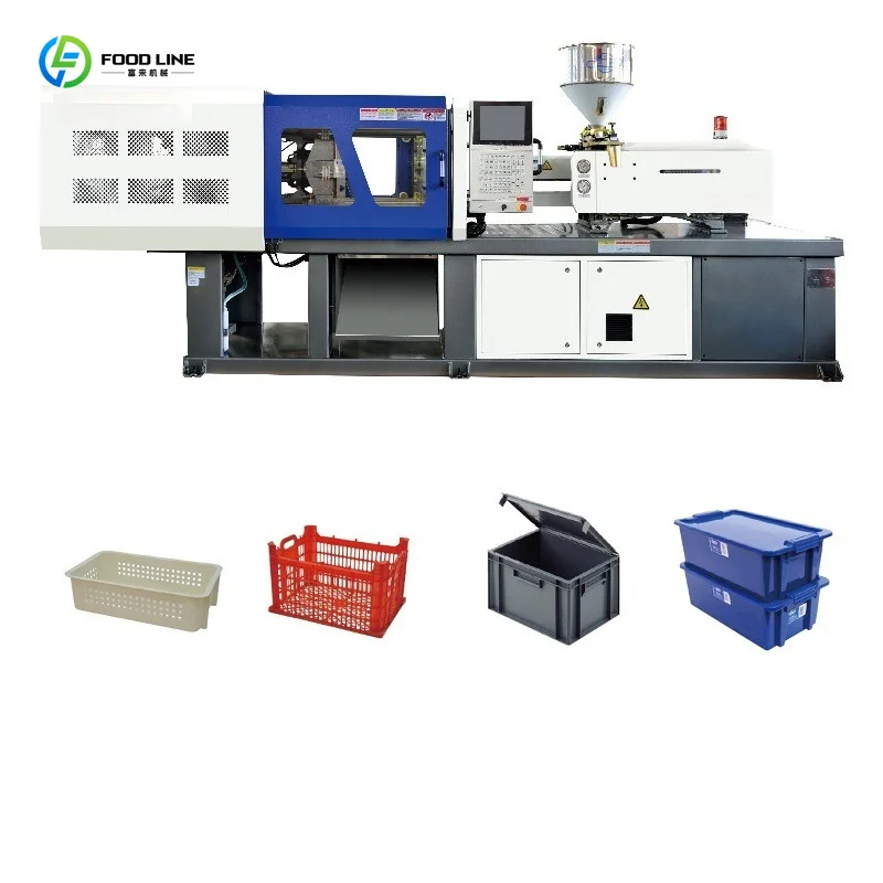 Customized Fruit Vegetable Plastic Crate Production Machine Plastic Container Injection Molding Equipment
