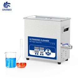 Granbosonische Multi-Frequentie Ultrasone Reiniger 6.5l 28/40/68/80/120Khz Opties 150W Ultrasone Wasmachine Laboratoriumgebruik