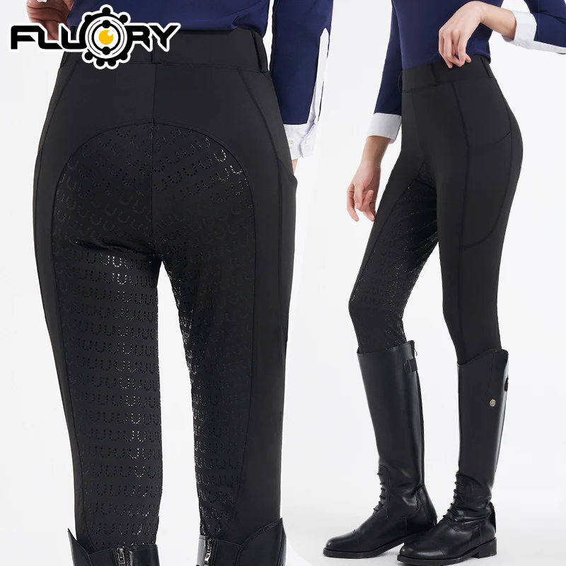 

Tights Breeches Professional horse riding pants silicone anti-slip quick-dry tight-fitting cycling sports pants for equestrian