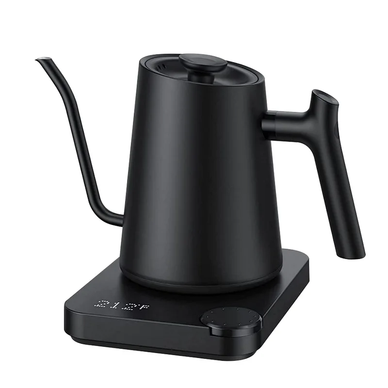 

900ml Gooseneck Electric Kettle Temperature Control Teapot Hand Brew Coffee Pot Stainless Steel Inner 1200W Electric Kettles