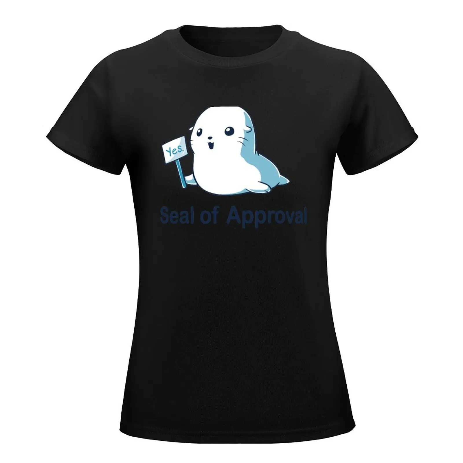 Seal of Approval T-Shirt cute tops summer clothes rock and roll t shirts for Women