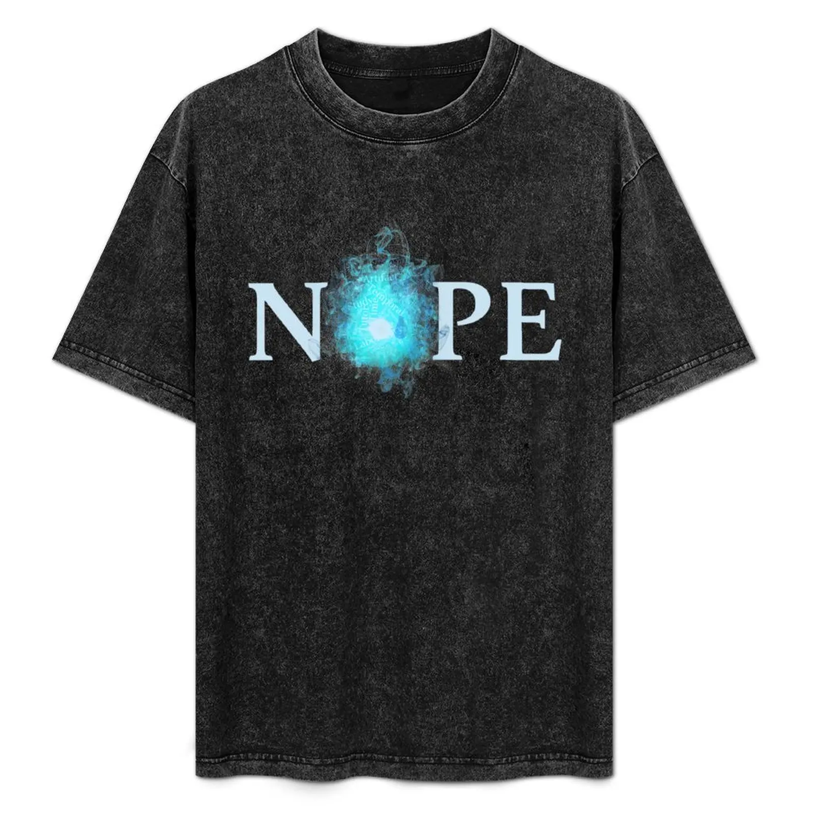 

Blue Mana Nope T-Shirt Street Style Casual Tee Shirt