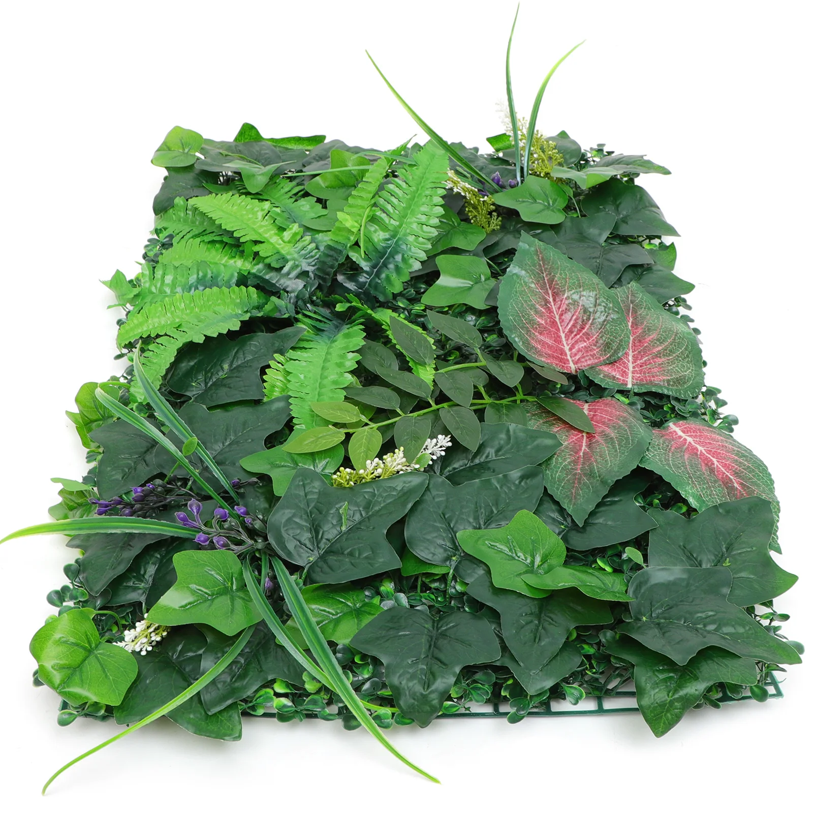 

Artificial Plant Wall Fake Greenery Panel Lifelike Faux Decor For Indoor Outdoor Garden Fence Backdrop Home Office Coffee Shop