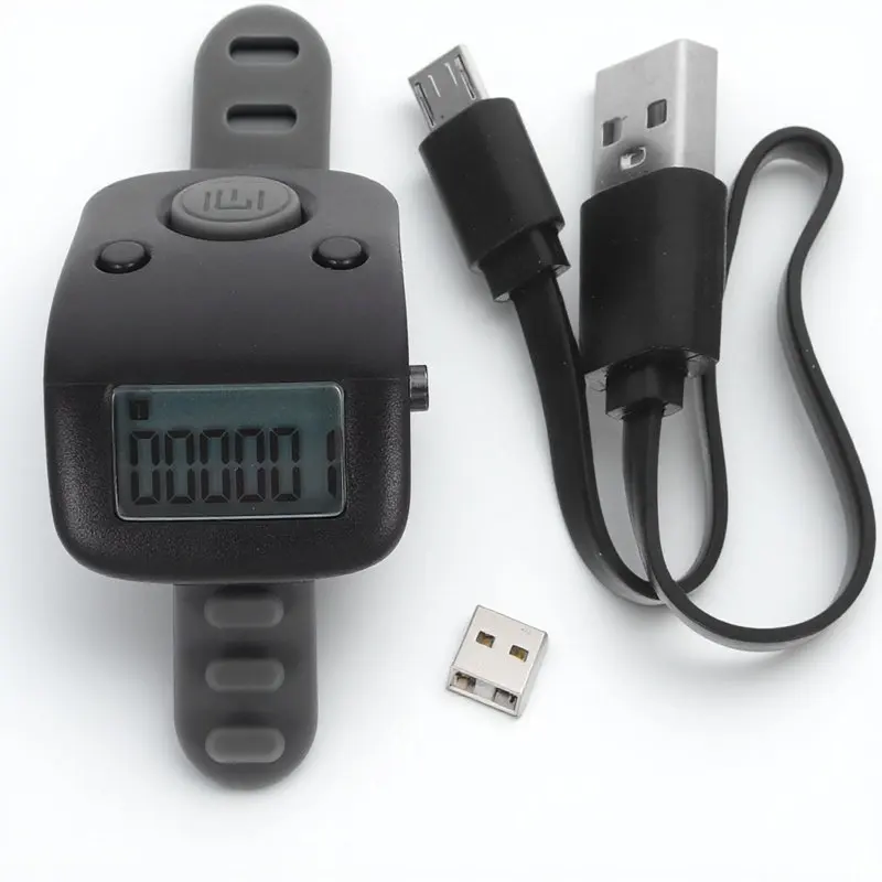 Silicone Finger Counter Digital Finger Manual Counting Device for Sports Training Lap Tally Electronic Handheld Counter - view 6