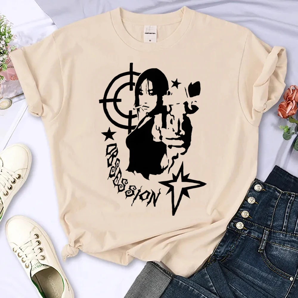 

Y2k top women designer graphic anime top female comic anime clothes