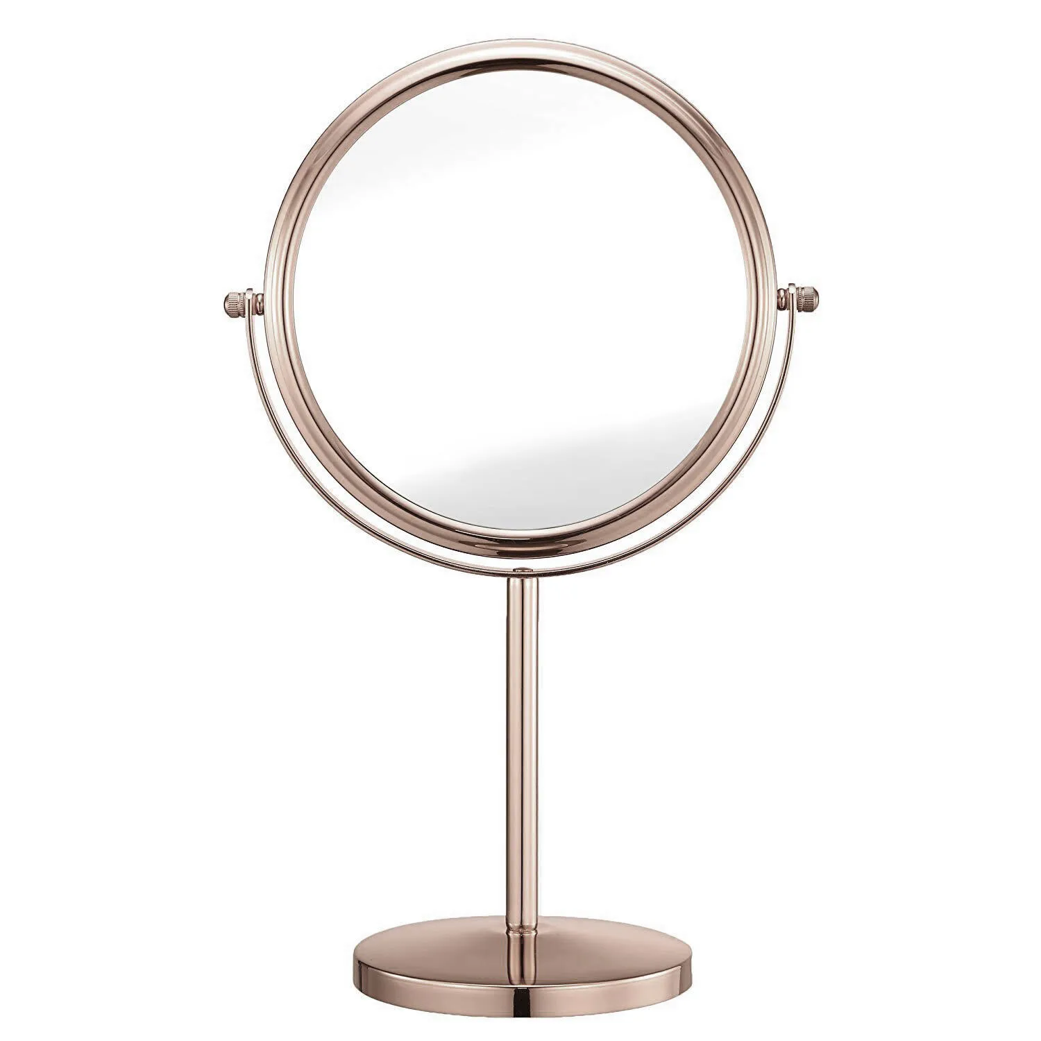 

8 Inch Two-Sides Makeup Mirror 1X and 5X Magnification Vanity Mirror Tabletop Mirror