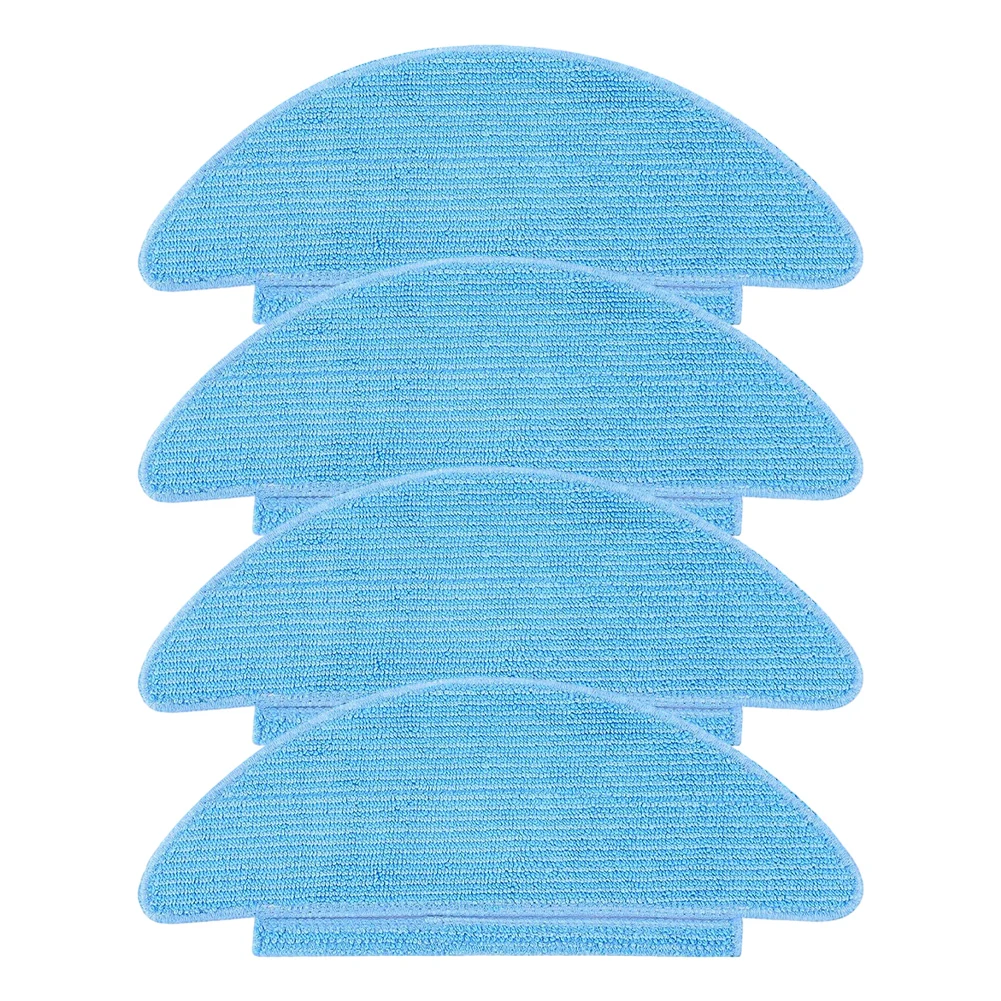 4/10Pack Reusable Mop Cloths For Tikom L9000 For Lubluelu SL60D,SL61 Robot Superfine Fiber Cleaning Cloth Vacuum Cleaner Parts