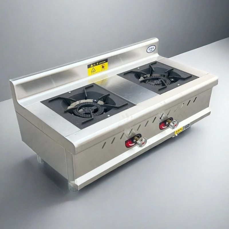 Gas Stainless Steel Energy Saving Burner Clay Pot Rice Noodle Malatang Porridge Commercial Two Four Six Eight Burner Stove
