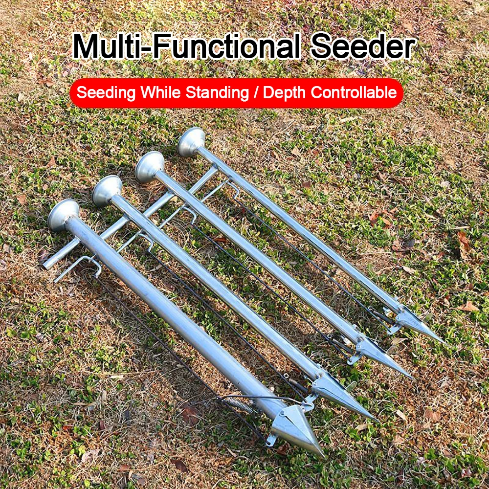 Stainless Steel Seedling Planter Vegetable Planter Agricultural Corn Peanut Manual Seeder Sapling Transplant Planter
