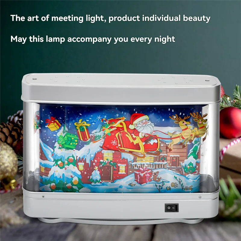AB09-USB Luce per acquario Decorazione per acquario Luce notturna Lampada da tavolo a LED dinamica virtuale Regalo carino per la decorazione della stanza
