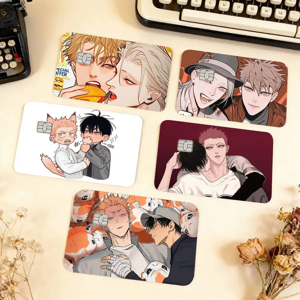 

19 Days BL Anime Waterproof Film Skin Cover Credit Card Stickers Debit Front Bank Bus Pass