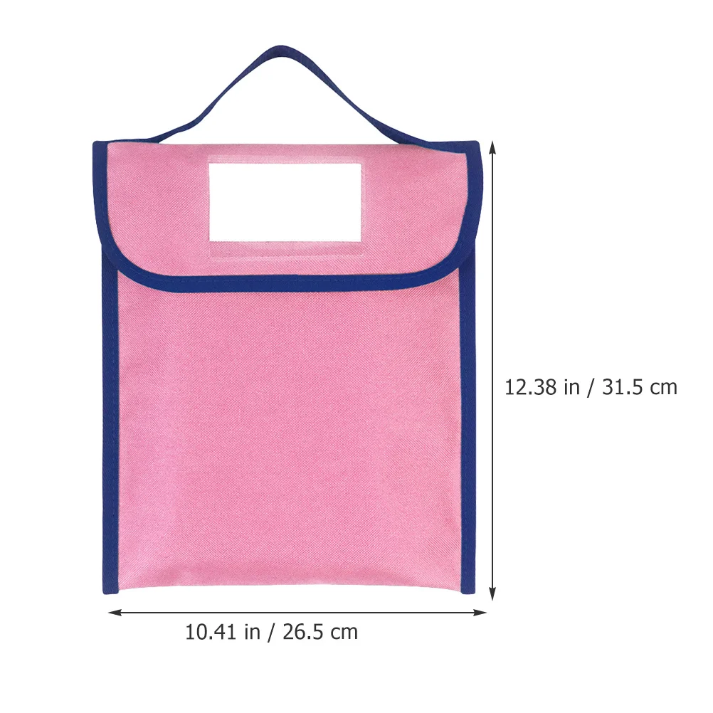 

Trendy Nylon Tote Bag Large Capacity Book Pouch Textbook Carrier Practical Design for Students Office Use Travel Hiking Picnic